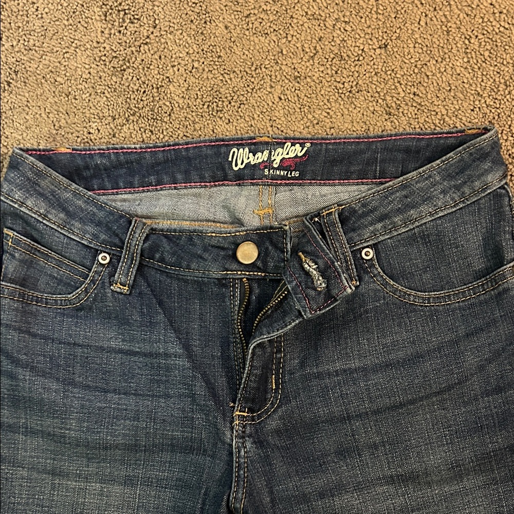 Wrangler Women's Dark Blue Skinny Jeans